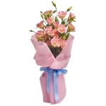 5 розовых эустом